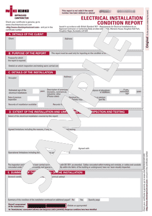 EICR Certificate